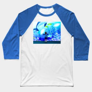 Aquarium Baseball T-Shirt